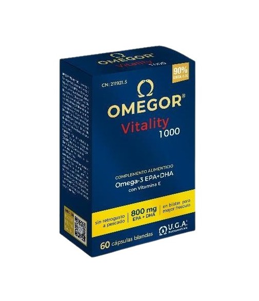 UGA Omegor Vitality 1000 60 Capsules