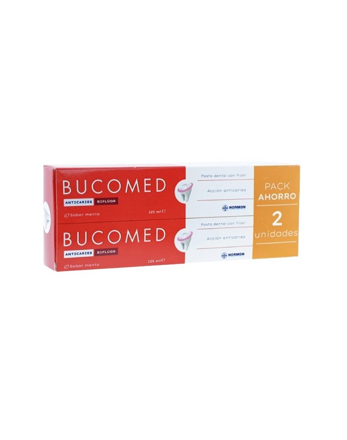 Bucomed Anticaries Pasta 2 x 125 ml