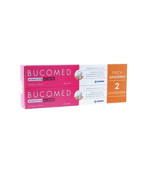 Bucomed Gingivitis Pasta 2 x 125 ml