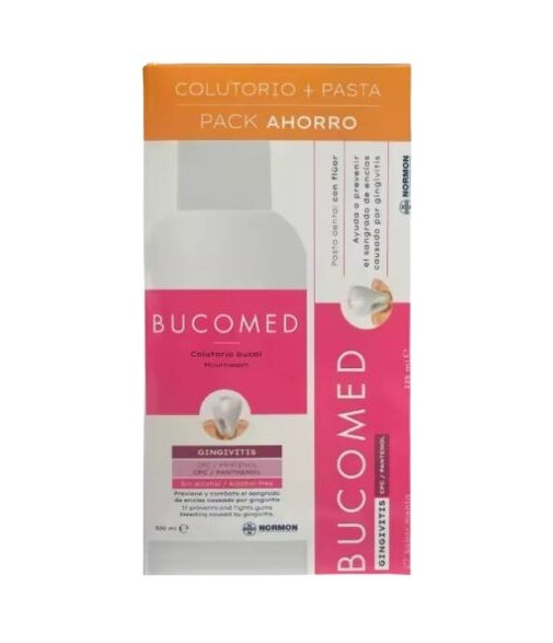 Bucomed Pack Gingivitis Pasta 125ml + Colutorio 500 ml