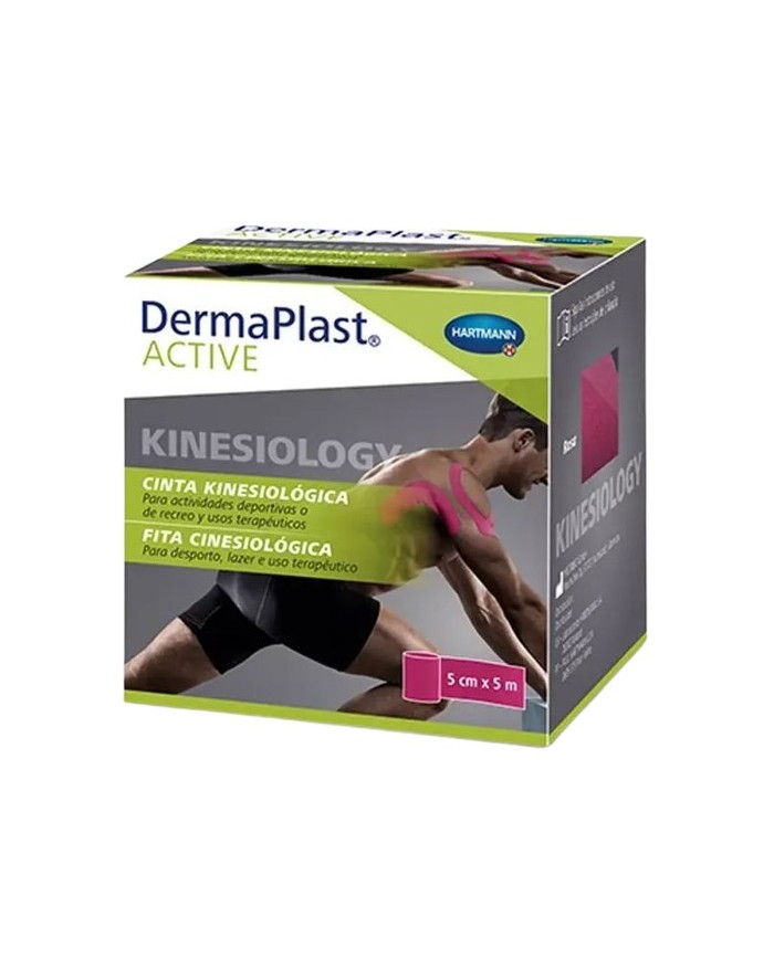 Dermaplast Active Kinesio Rosa 5cm x 5m
