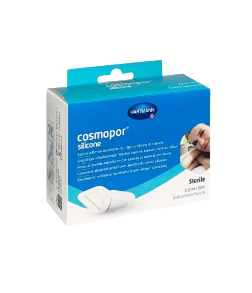 Apósito Cosmopor Silicone  10cm x 8cm 5 Unidades