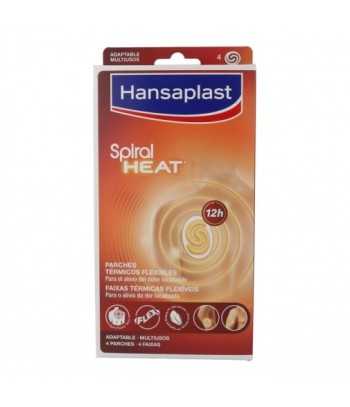 Hansaplast Spiral Heat Adaptable Parches Térmicos Flexibles 4 uds