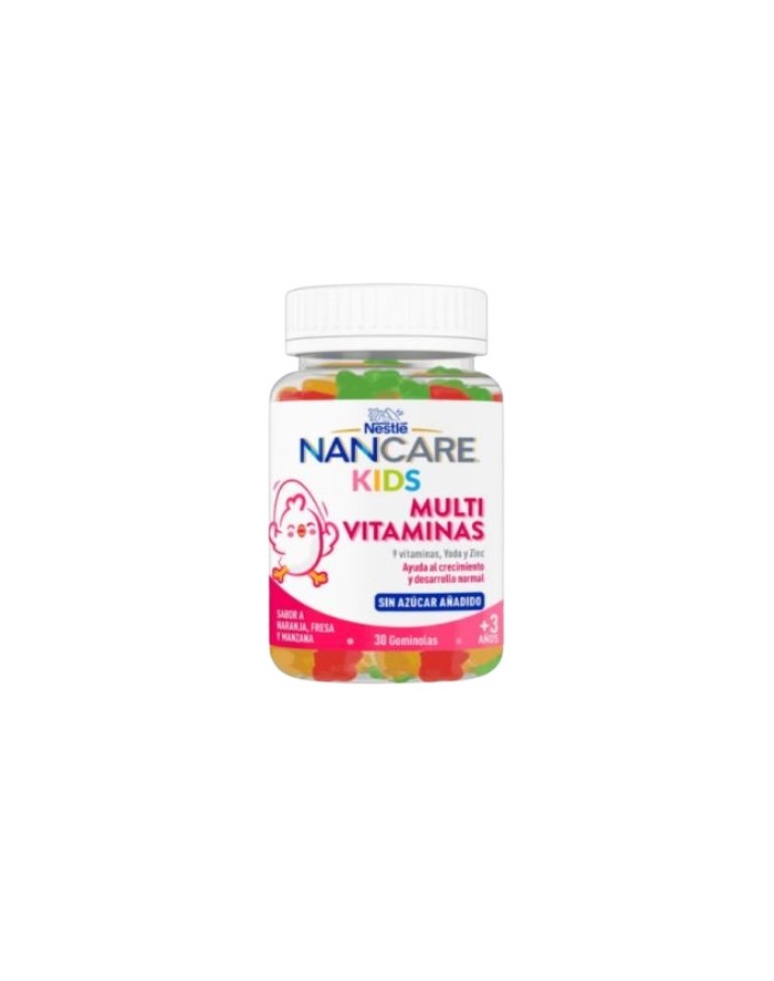 Nancare Kids Multivitaminas Naranja Fresa Manzana 30 Gominolas