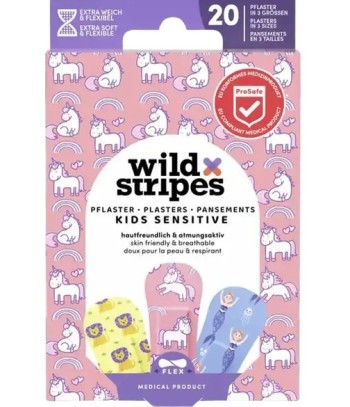 Wild Stripes Kids Sensitive Dressings 20 Units