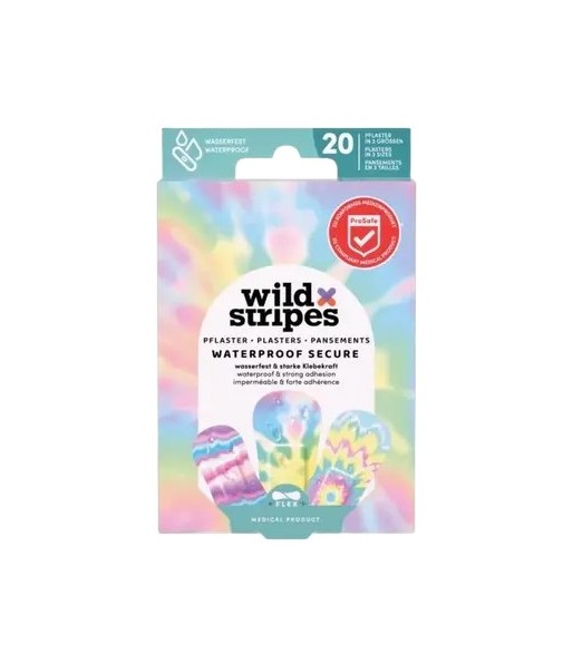 Wild Stripes Waterproof Rainbow Dressings 20 Units
