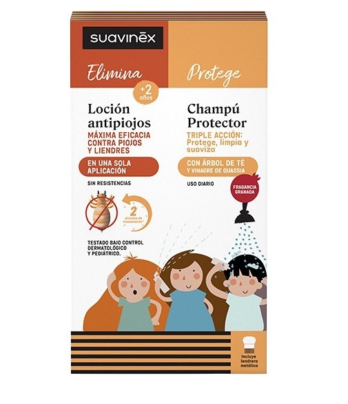 Suavinex Anti-Lice Lotion 125 ml + Shampoo 250 ml