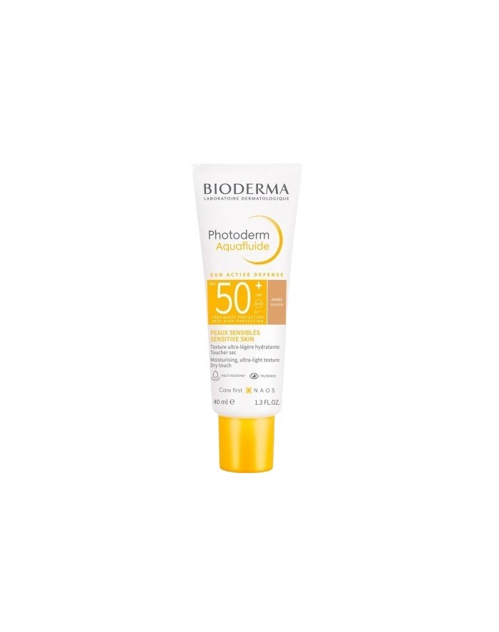 Compra Bioderma Photoderm MAX SPF50+ Aquafluide con Color Dorado...