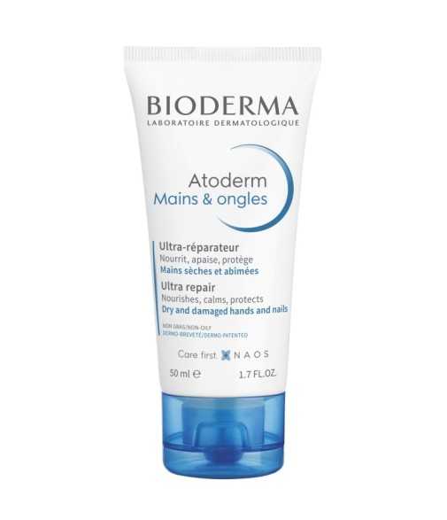 Bioderma Atoderm Moisturizing Hand and Nail Cream 50 ml