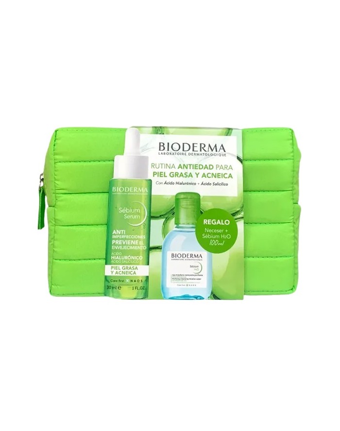 Bioderma Neceser Sebium Sérum + Sebium H2O Agua Micelar 100 ml