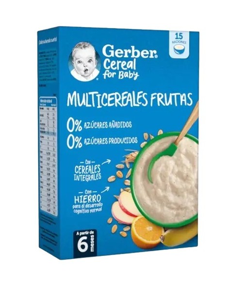 Gerber Multigrain Fruit 0% 270 gr