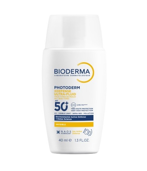 Bioderma Photoderm Xdefense Ultra-Fluid SPF50+ Invisible 40 ml