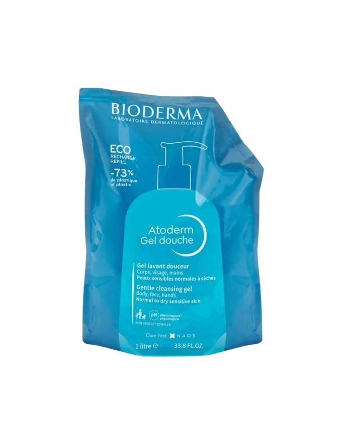 Bioderma Atoderm Gel Ducha 1 L Eco-Recarga