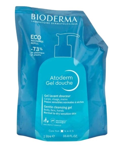 Bioderma Atoderm Gel Ducha 1 L Eco-Recarga