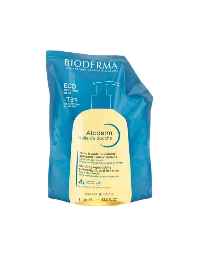 Bioderma Atoderm Aceite Ducha 1 L Eco-Recarga