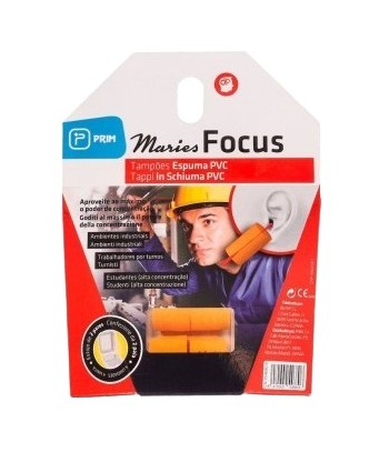 Prim Maries Focus Foam Earplugs 2 pairs