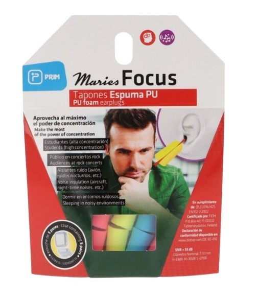 Prim Maries Tapones Espuma Focus 5 pares