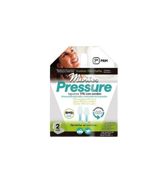 Prim Maries Pressure Tapones TPE con Cordón 2 Unidades