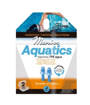 Prim Maries Moldable Aquatics Earplugs, 2 units