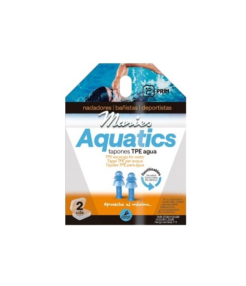 Prim Maries Moldable Aquatics Earplugs, 2 units