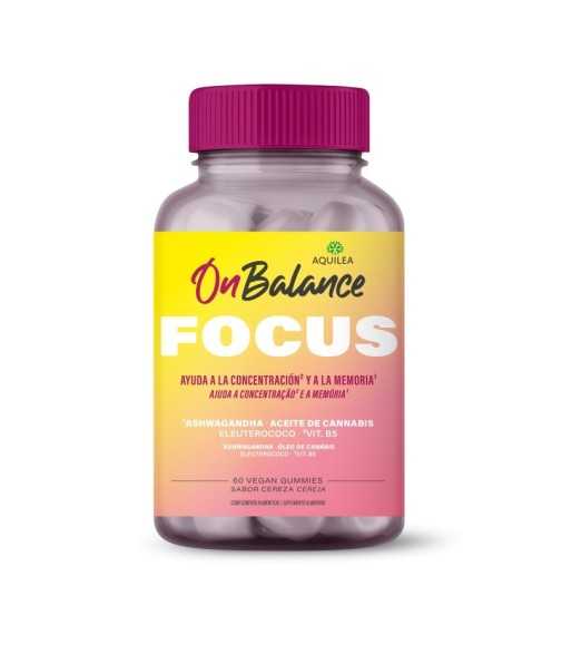 Aquilea OnBalance Focus 60 gominolas sabor cereza