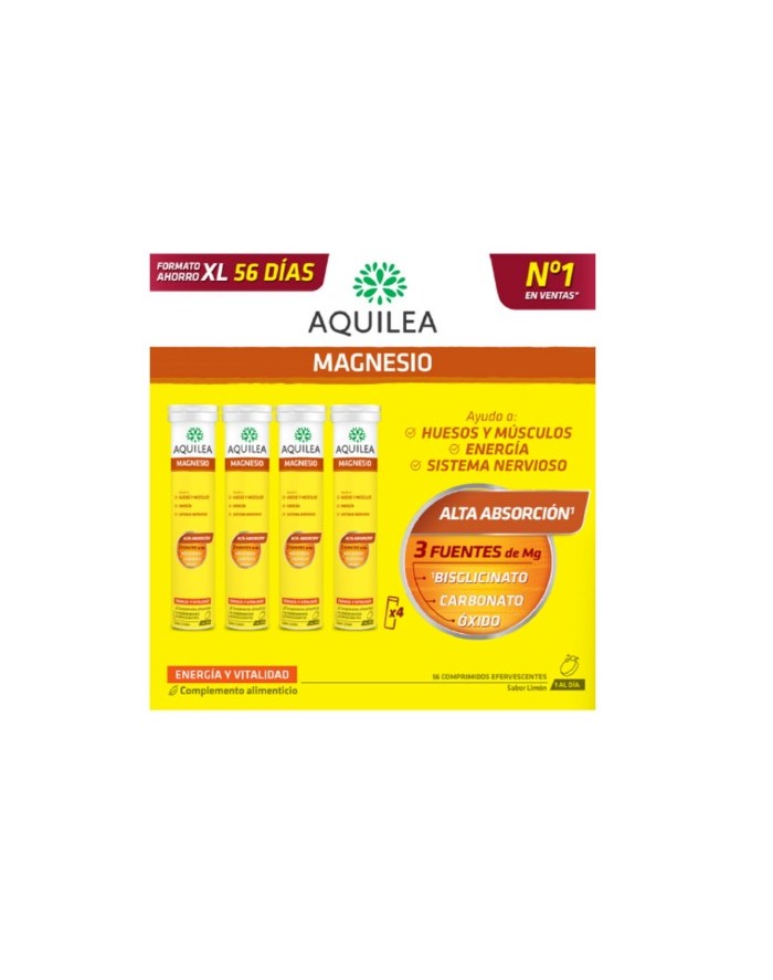 Aquilea Magnesio 56 comprimidos efervescentes