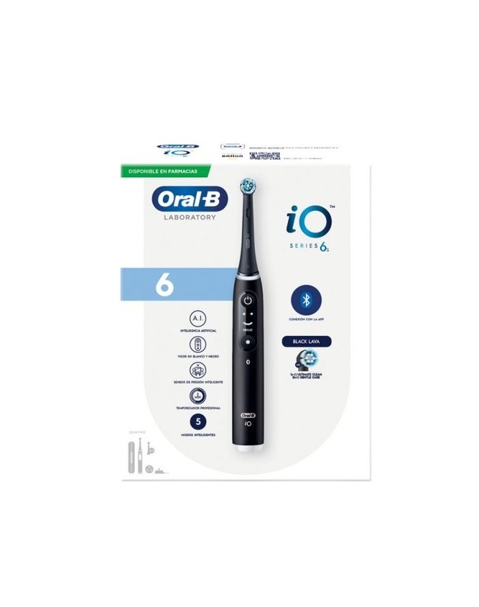 Oral B Cepillo Electrico Profesional IO 6 Negro