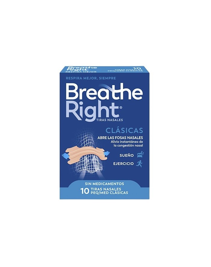 Breathe Right Rhinomer Classic Nasal Strips 10 Units
