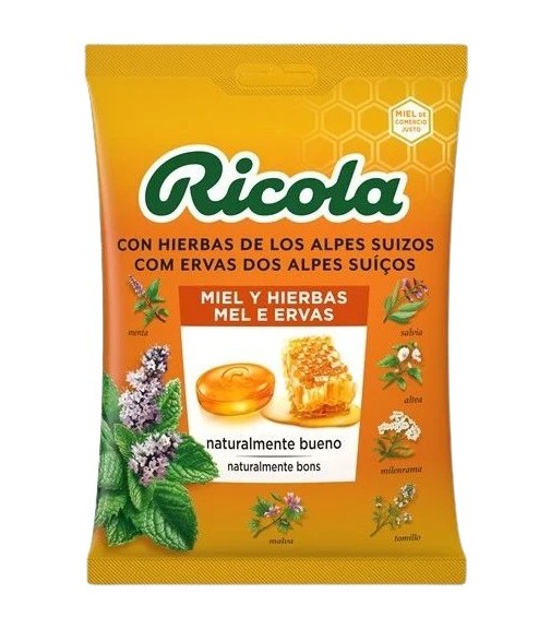 Ricola Bolsa Miel y Hierbas 70 g