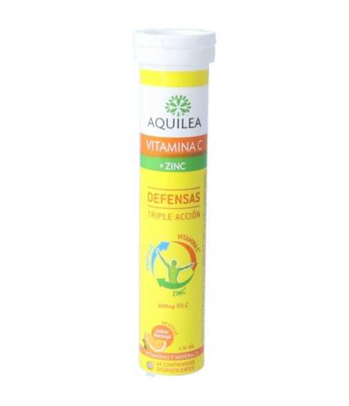 Aquilea Vitamina C + Zinc 14 comprimidos efervescentes