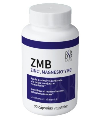 ZMB (Magnesio + Zinc+ B6) 90 Cápsulas