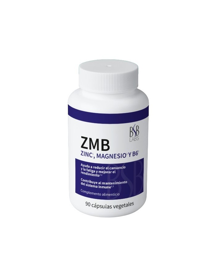 ZMB (Magnesio + Zinc+ B6) 90 Cápsulas