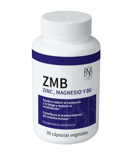 ZMB (Magnesio + Zinc+ B6) 90 Cápsulas