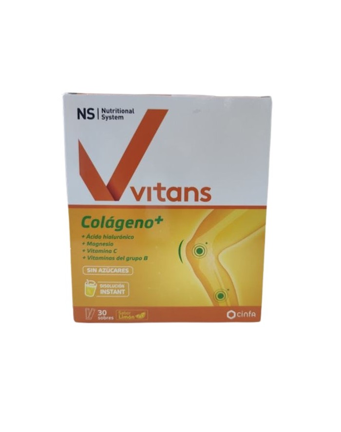 Compra NS Vitans Colágeno + 30 Sobres Sabor Limón en Farmaten