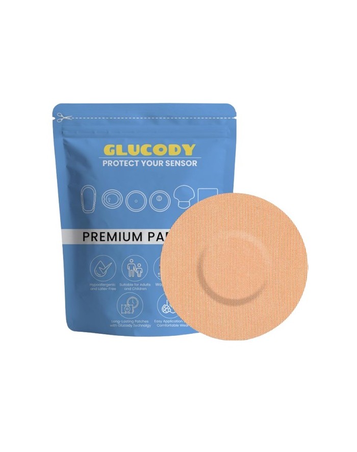 Glucody Brown Diabetes Sensor Protective Patch 10 Units