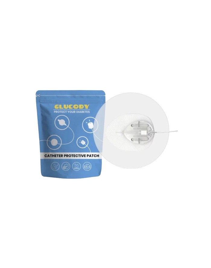 Glucody Protector Cateter Bomba Insulina Transparente 10 unidades