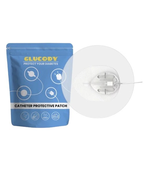 Glucody Protector Cateter Bomba Insulina Transparente 10 unidades