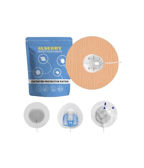 Glucody Catheter Protector Insulin Pump Brown 10 units
