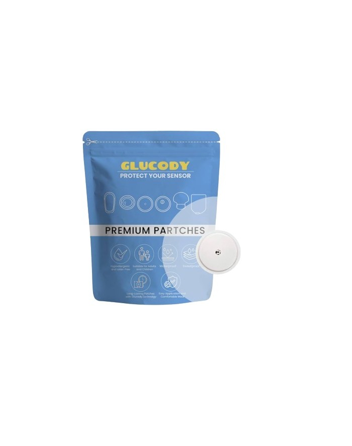 Glucody Transparent Diabetes Sensor Protective Patch 10 Units