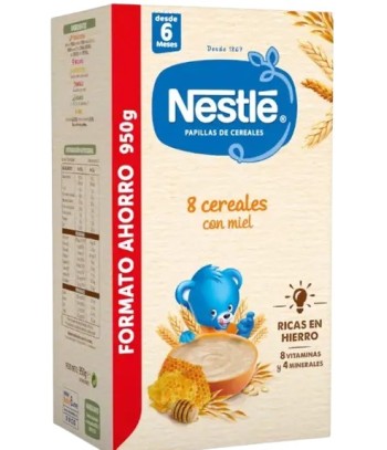 Buy Nestlé 8 Cereals with Honey Cereal Porridge 900 g at...