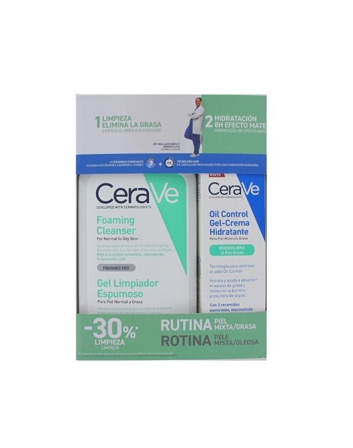 CeraVe Pack Rutina Foaming + Oil Control