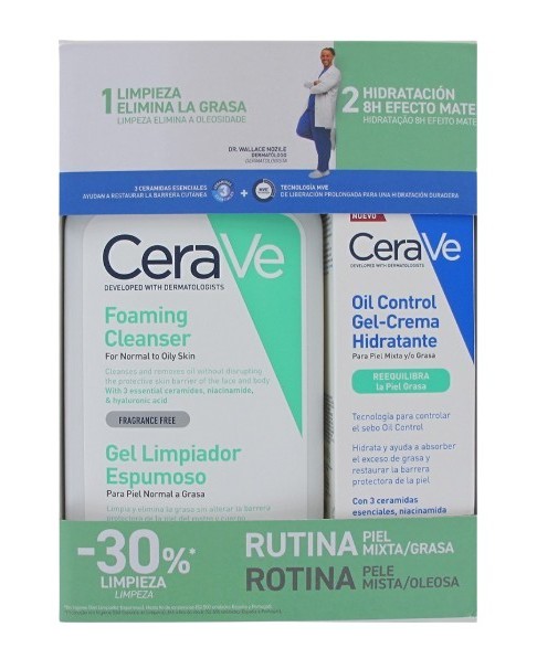 CeraVe Pack Rutina Foaming + Oil Control