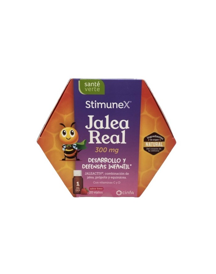 Santé Verde Royal Jelly Children's Defenses 20 Strawberry Ampoules