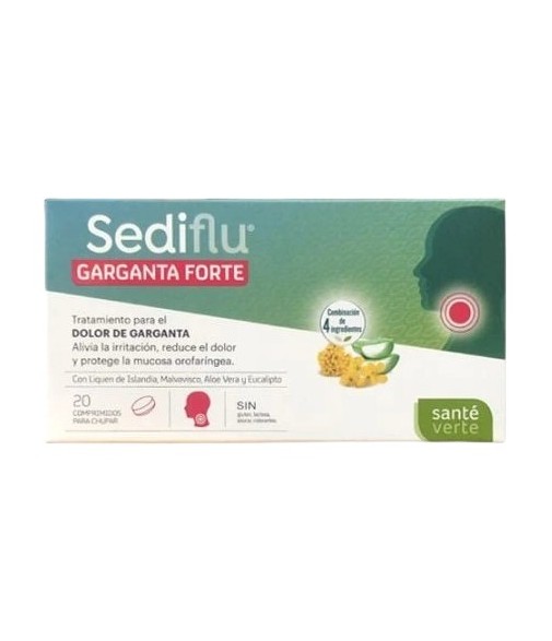 Sediflu Garganta Forte 20 comprimidos