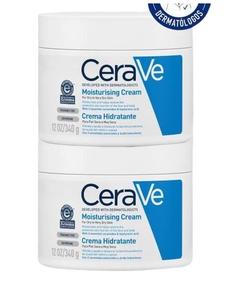 CeraVe Pack Duplo Crema Tarro 2x340 g
