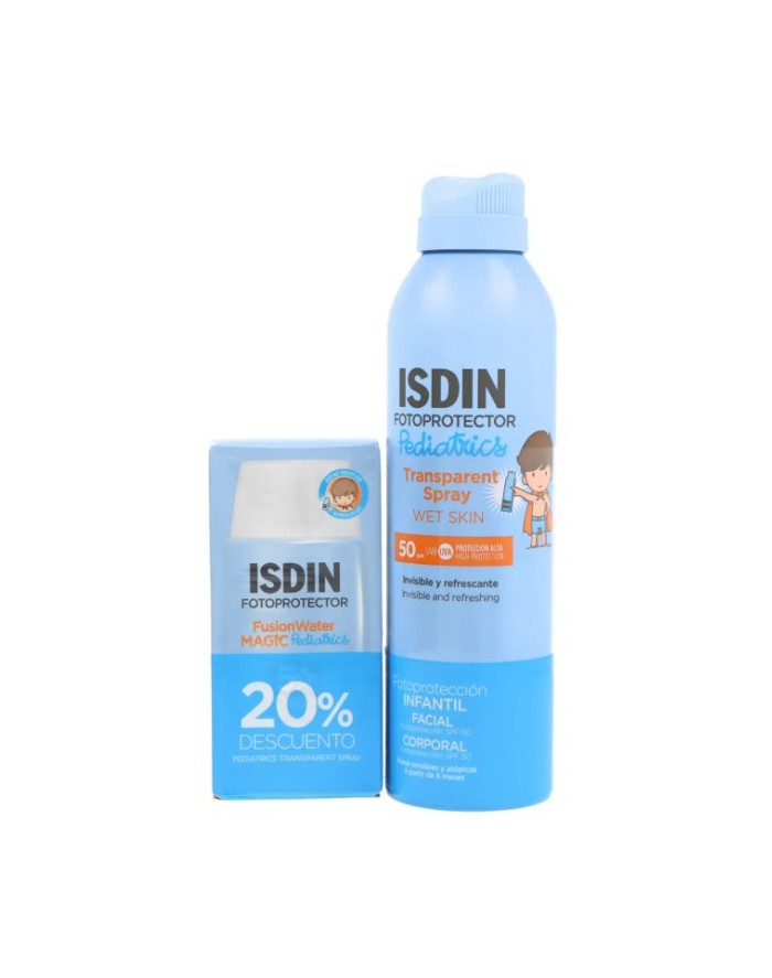 Isdin Pack Fusion Water Pediatrics + Trans