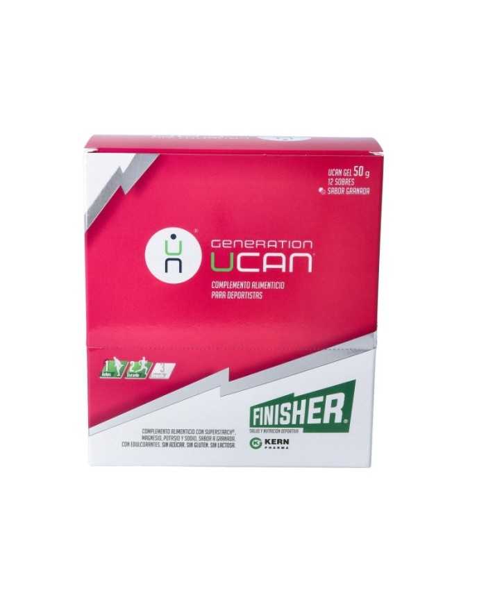Finisher Gel Ucan Granada 50 gramos 12 sobres