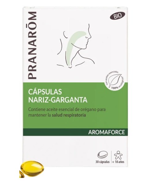 Pranarom Vías Respiratorias 30 oleocápsulas