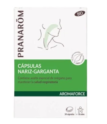 Pranarom Aromaforce Nose Throat Bio 30 capsules