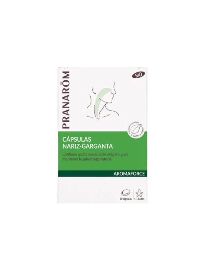 Pranarom Aromaforce Nose Throat Bio 30 capsules